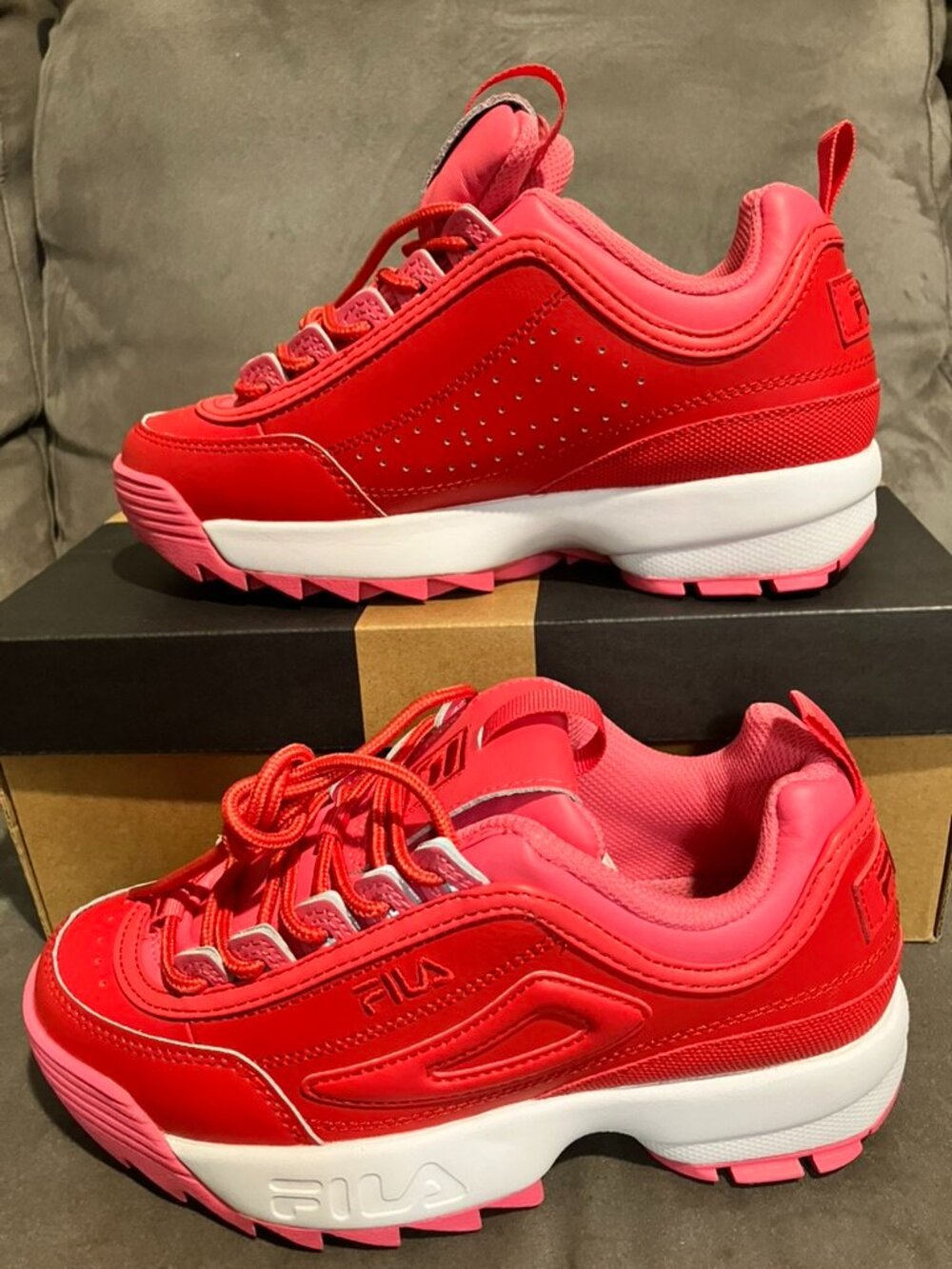 Fila Pink Disruptor II Premium size US 6.5/EU 37.7/UK 4  2025 NWT